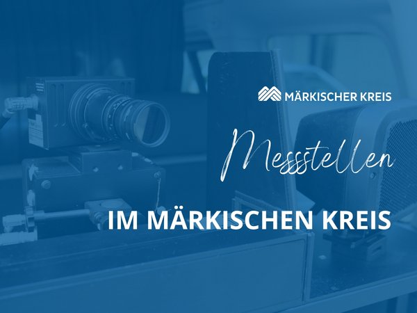 Messstellen im Märkischen Kreis. Grafik: Märkischer Kreis