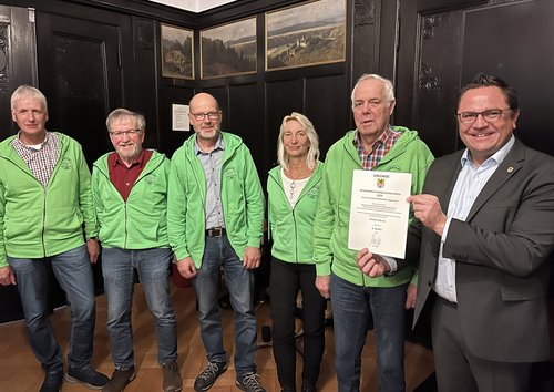 Heimatpreis 2024: Platz 2 geht an den Verein Sokola.de aus Balve-Langenholthausen. Foto: Alexander Bange / Märkischer Kreis