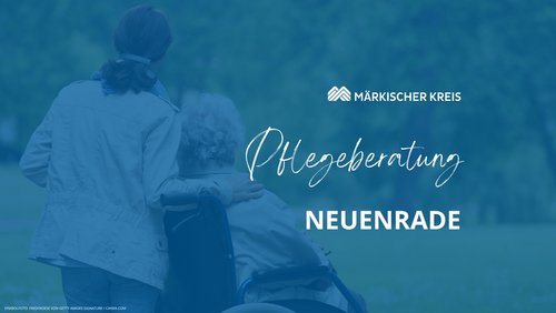 Pflegeberatung Neuenrade. Grafik: Märkischer Kreis