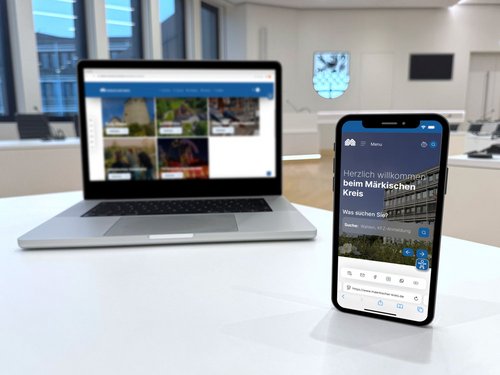 Die neue Homepage des Märkischen Kreises ist unter https://www.maerkischer-kreis.de online. Foto: Hannah Heyn / Märkischer Kreis