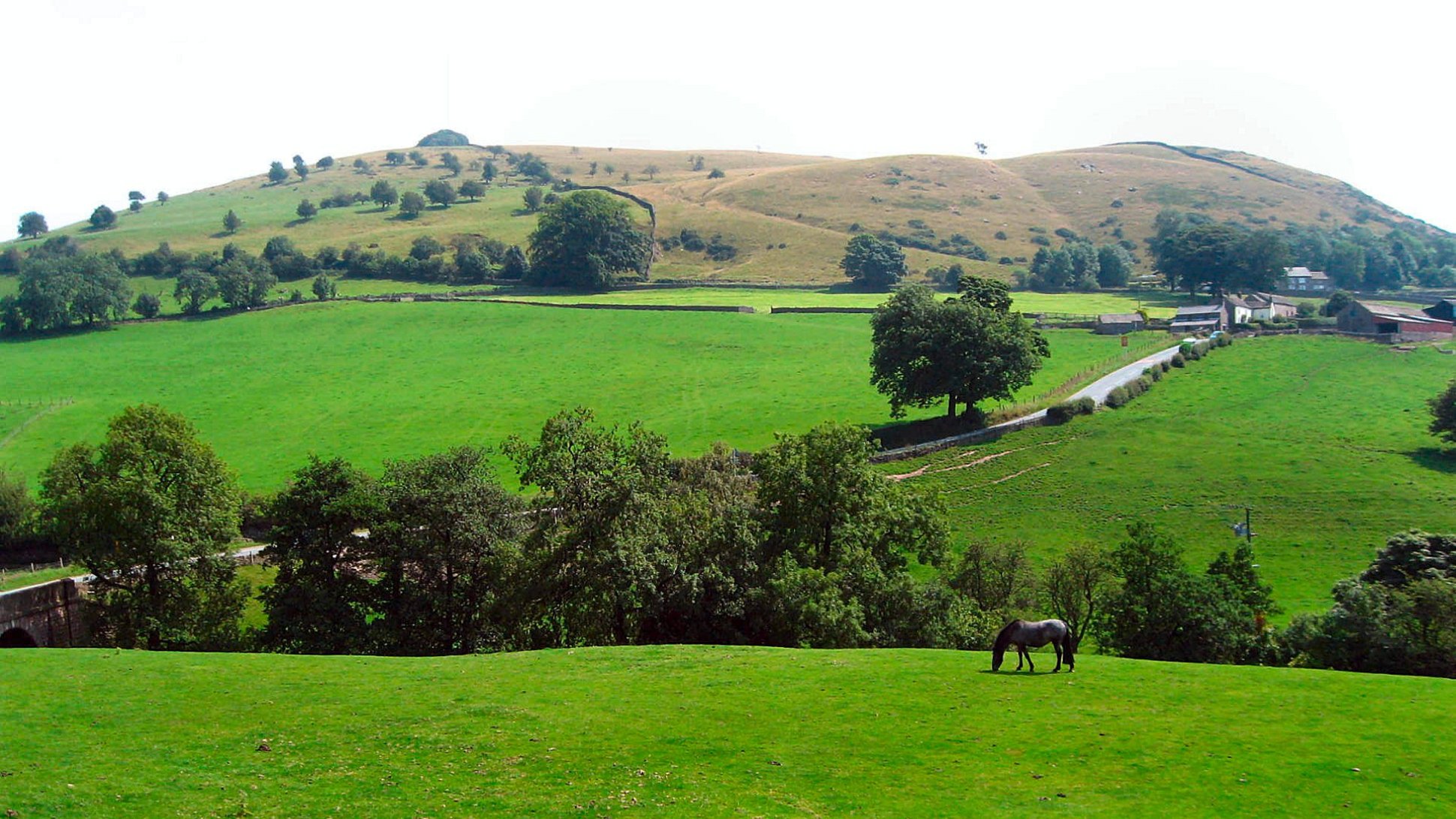 Partnerstadt Wrexham Landschaft