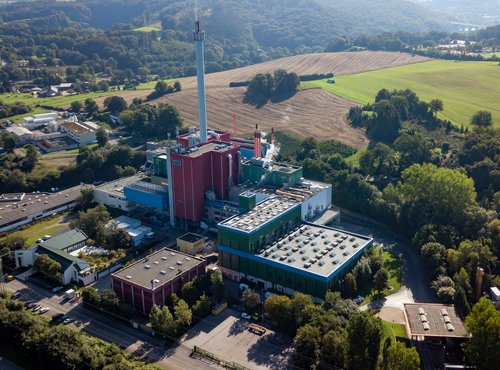 Das Müllheizkraftwerk in Iserlohn: Restmüll und Sperrmüll werden hier verbrannt. Foto: AMK mbH