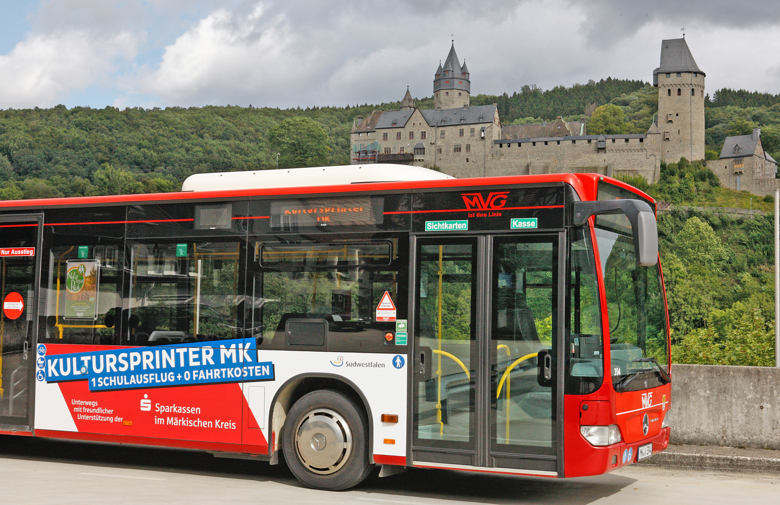 Kostenlose Fahrten für Schülerinnen und Schüler: Mit dem "Kultursprinter" können Kultureinrichtungen im Märkischen Kreis besucht werden. Foto: Hendrik Klein / Märkischer Kreis